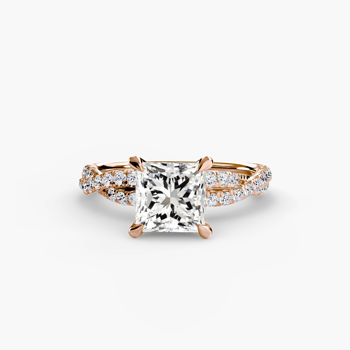 The Twisted Pavé Solitaire - MIMUKA