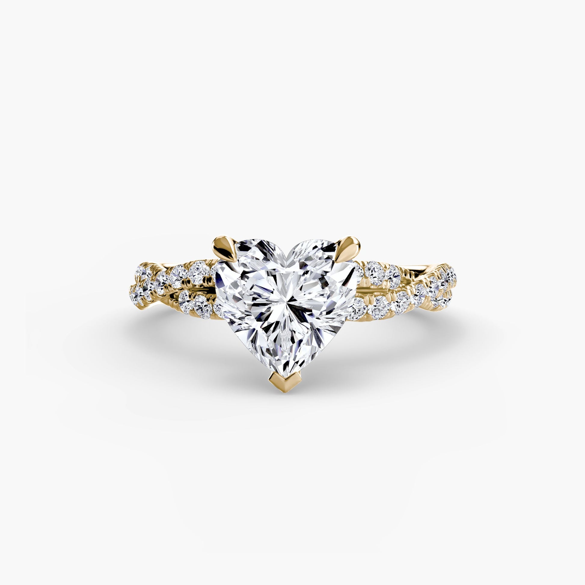 The Twisted Pavé Solitaire - MIMUKA