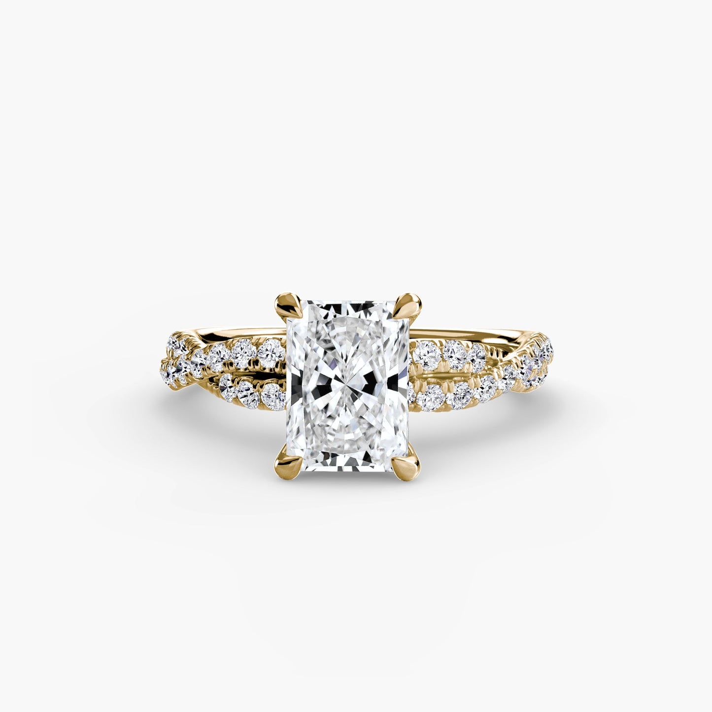 The Twisted Pavé Solitaire - MIMUKA