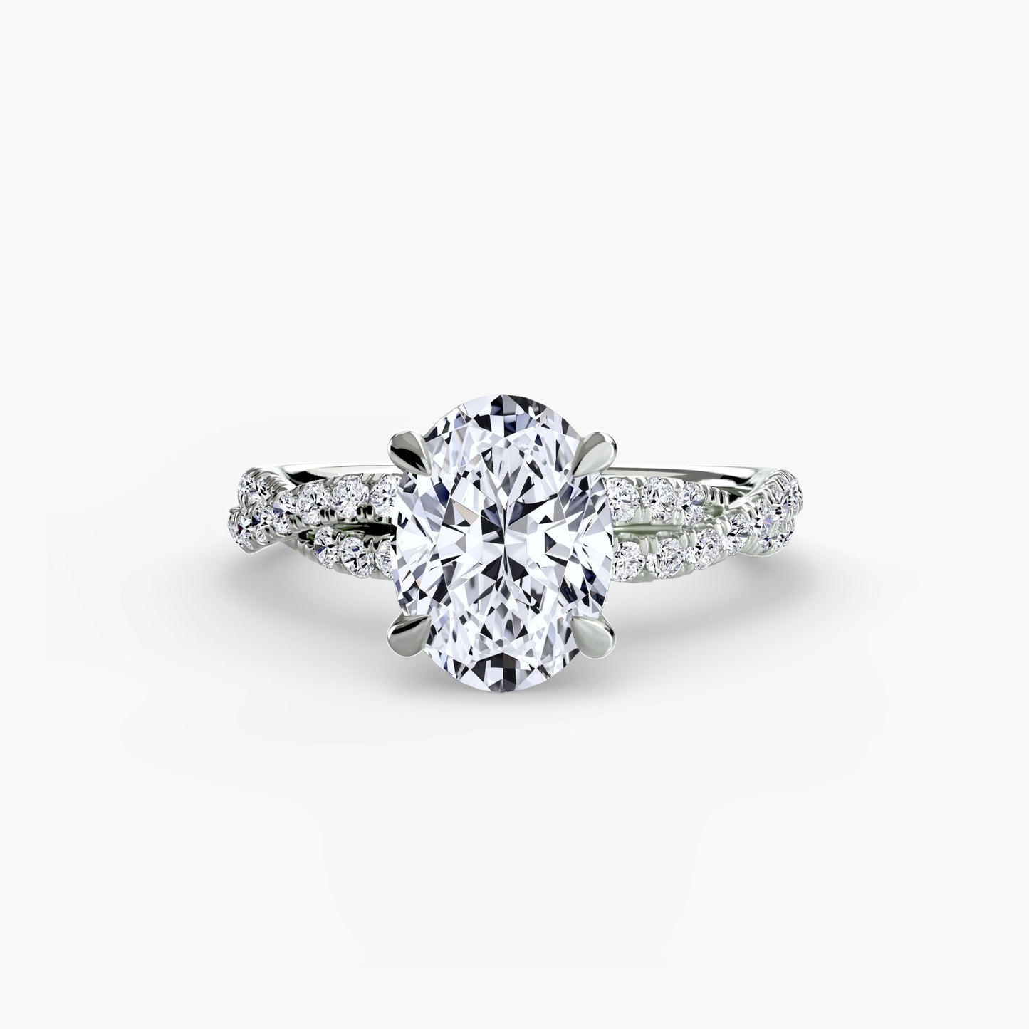 The Twisted Pavé Solitaire - MIMUKA