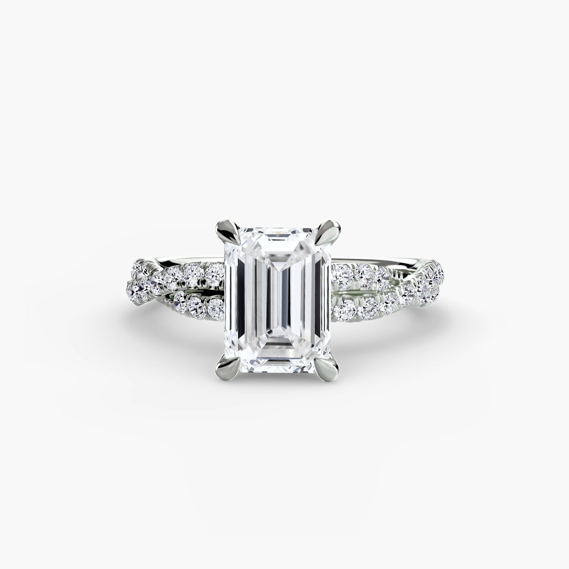 The Twisted Pavé Solitaire - MIMUKA