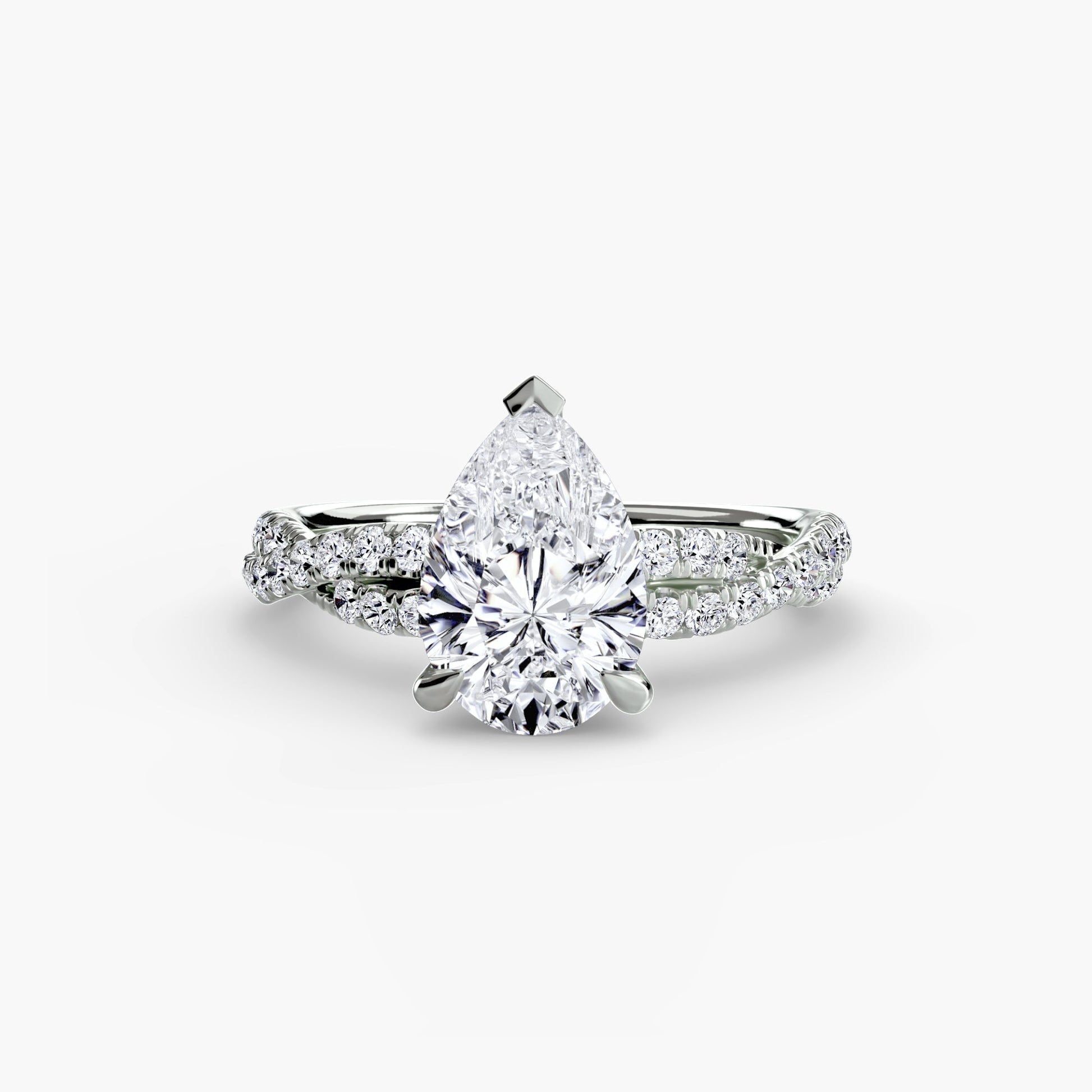 The Twisted Pavé Solitaire - MIMUKA