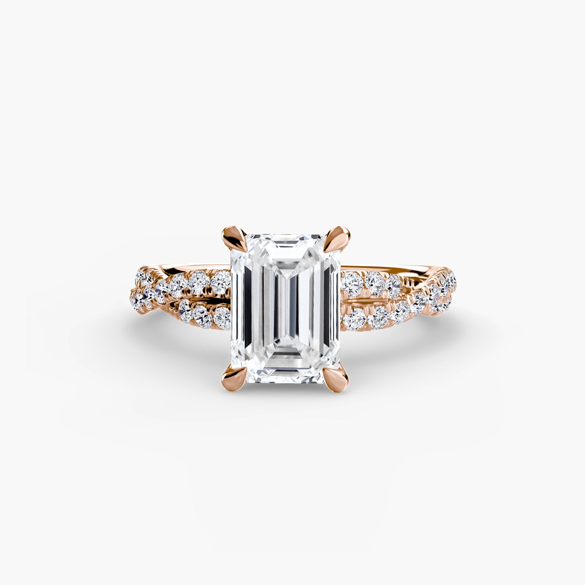 The Twisted Pavé Solitaire - MIMUKA