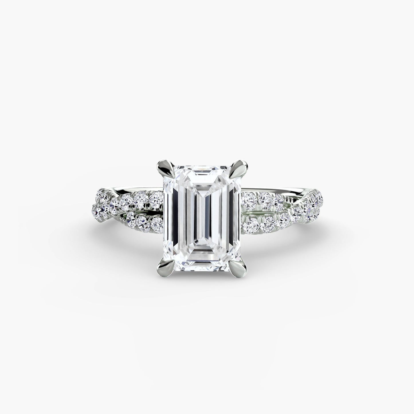 The Twisted Pavé Solitaire - MIMUKA