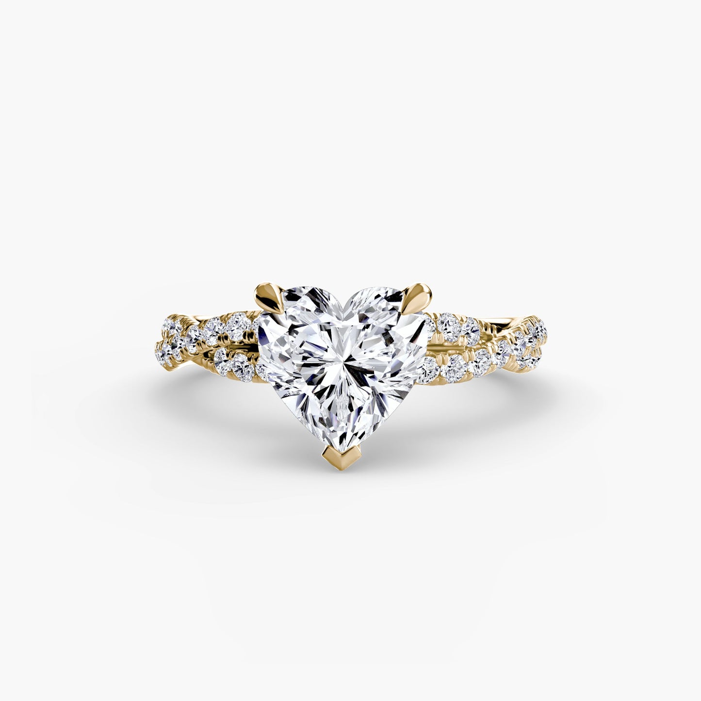 The Twisted Pavé Solitaire - MIMUKA