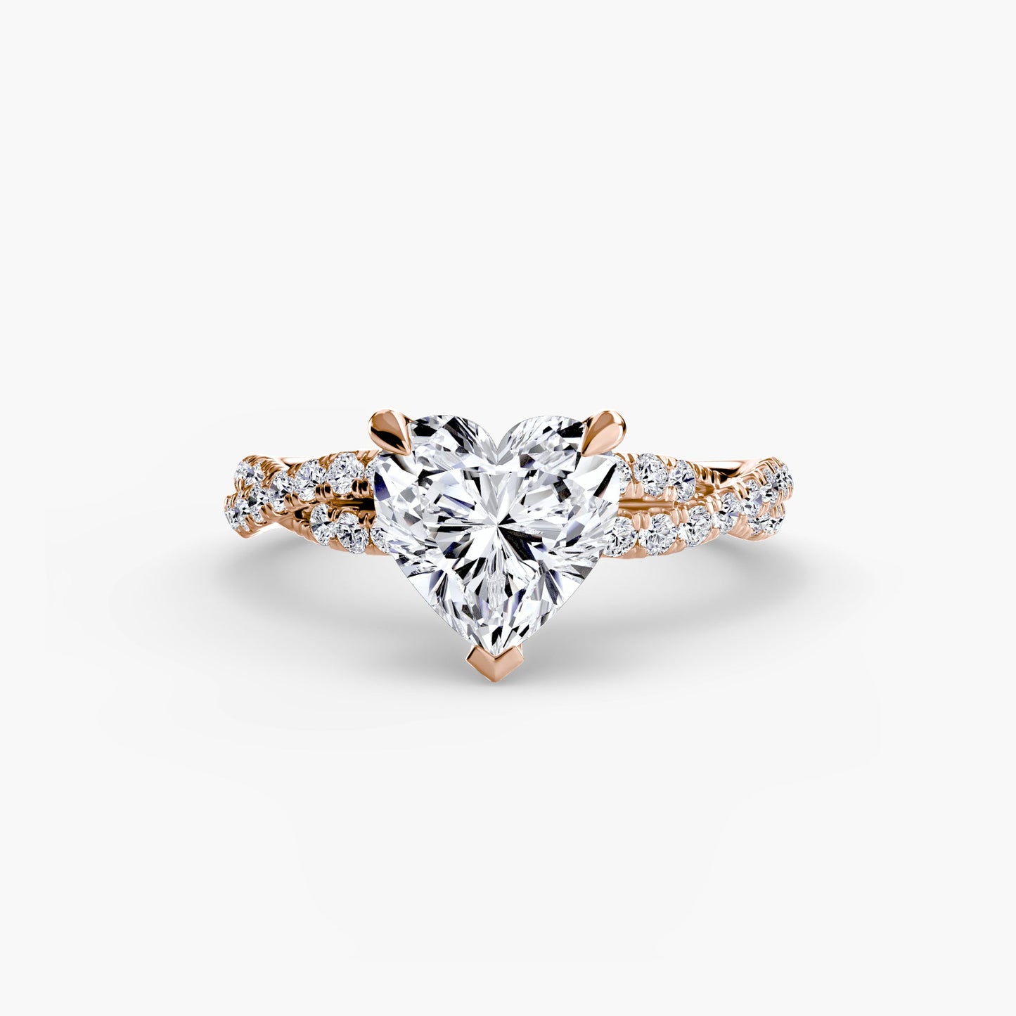 The Twisted Pavé Solitaire - MIMUKA