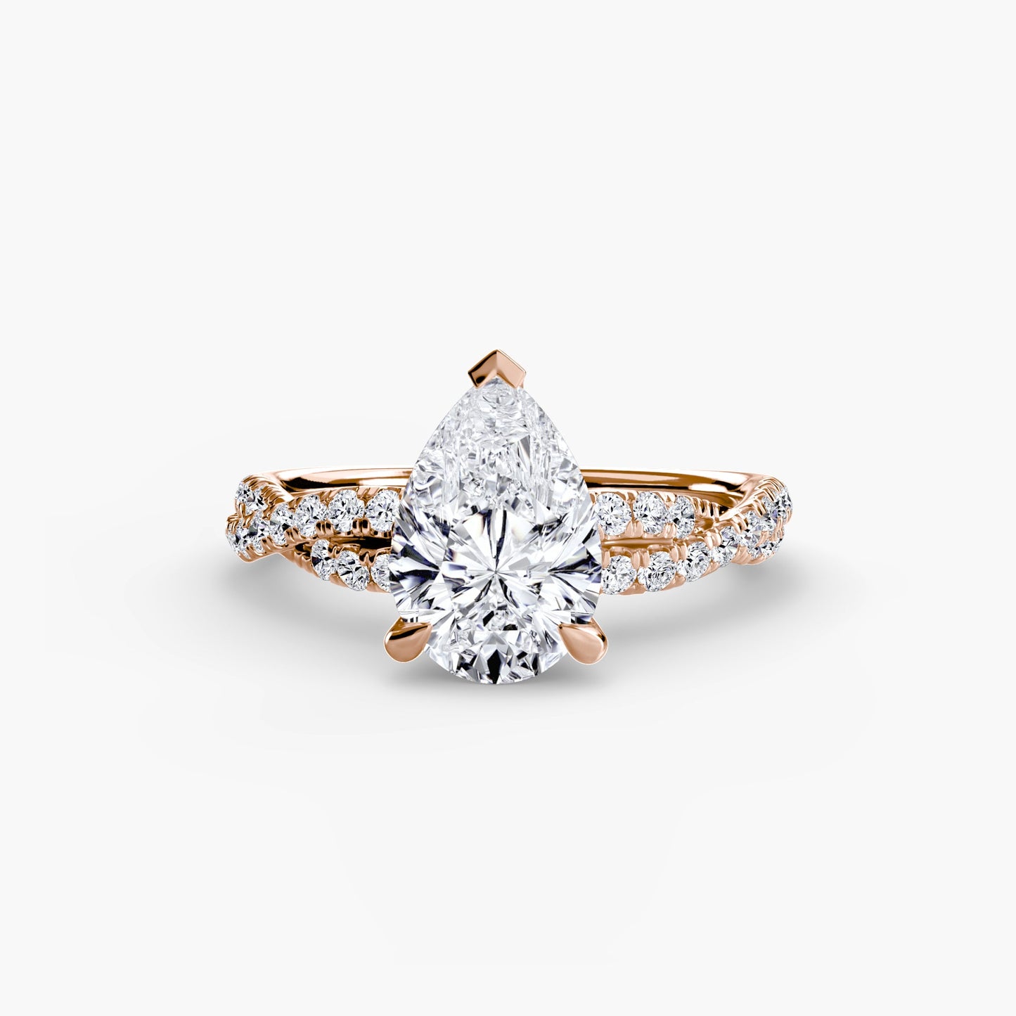 The Twisted Pavé Solitaire - MIMUKA