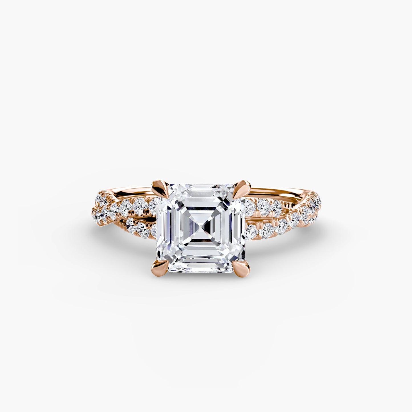 The Twisted Pavé Solitaire - MIMUKA