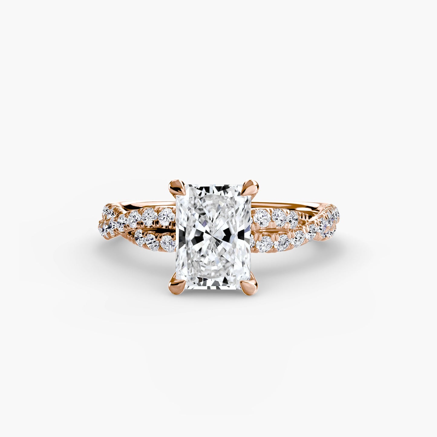 The Twisted Pavé Solitaire - MIMUKA