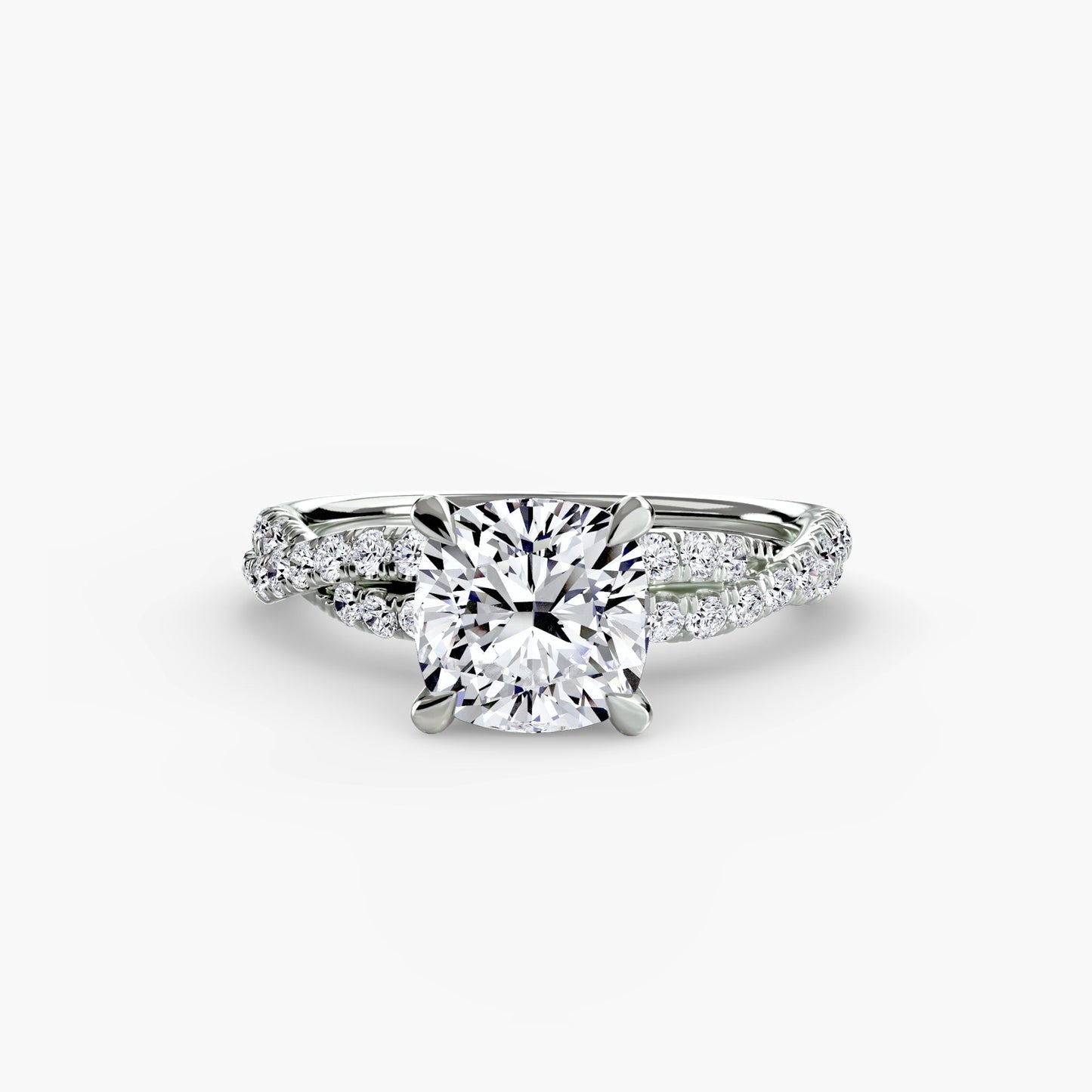 The Twisted Pavé Solitaire - MIMUKA