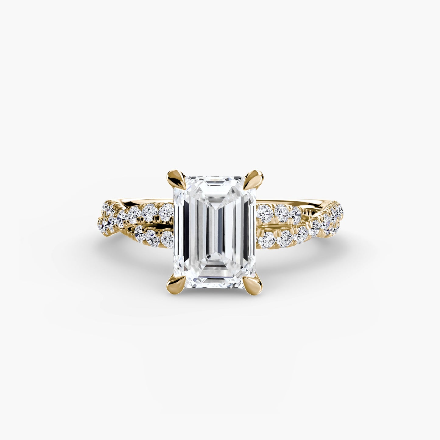 The Twisted Pavé Solitaire - MIMUKA
