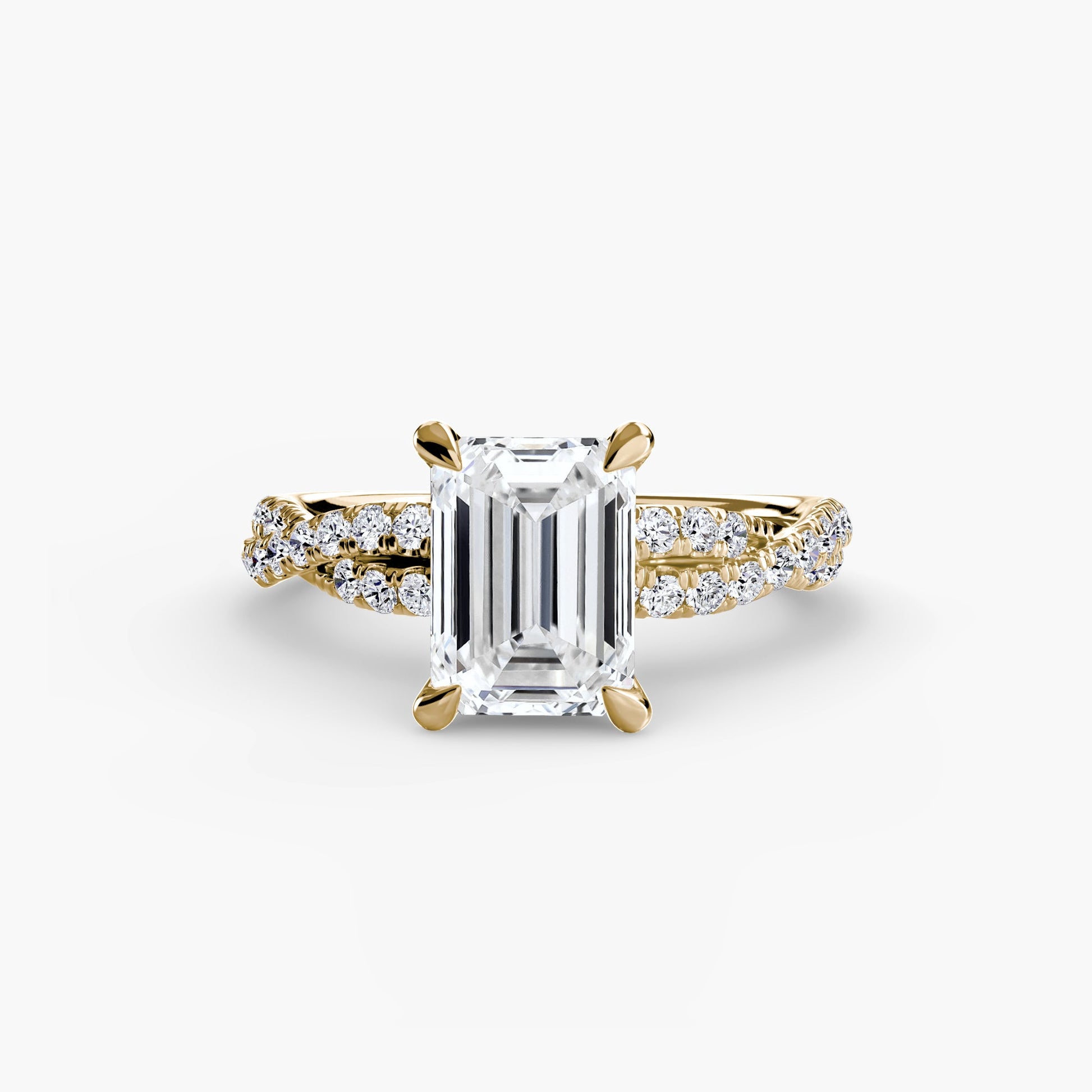 The Twisted Pavé Solitaire - MIMUKA