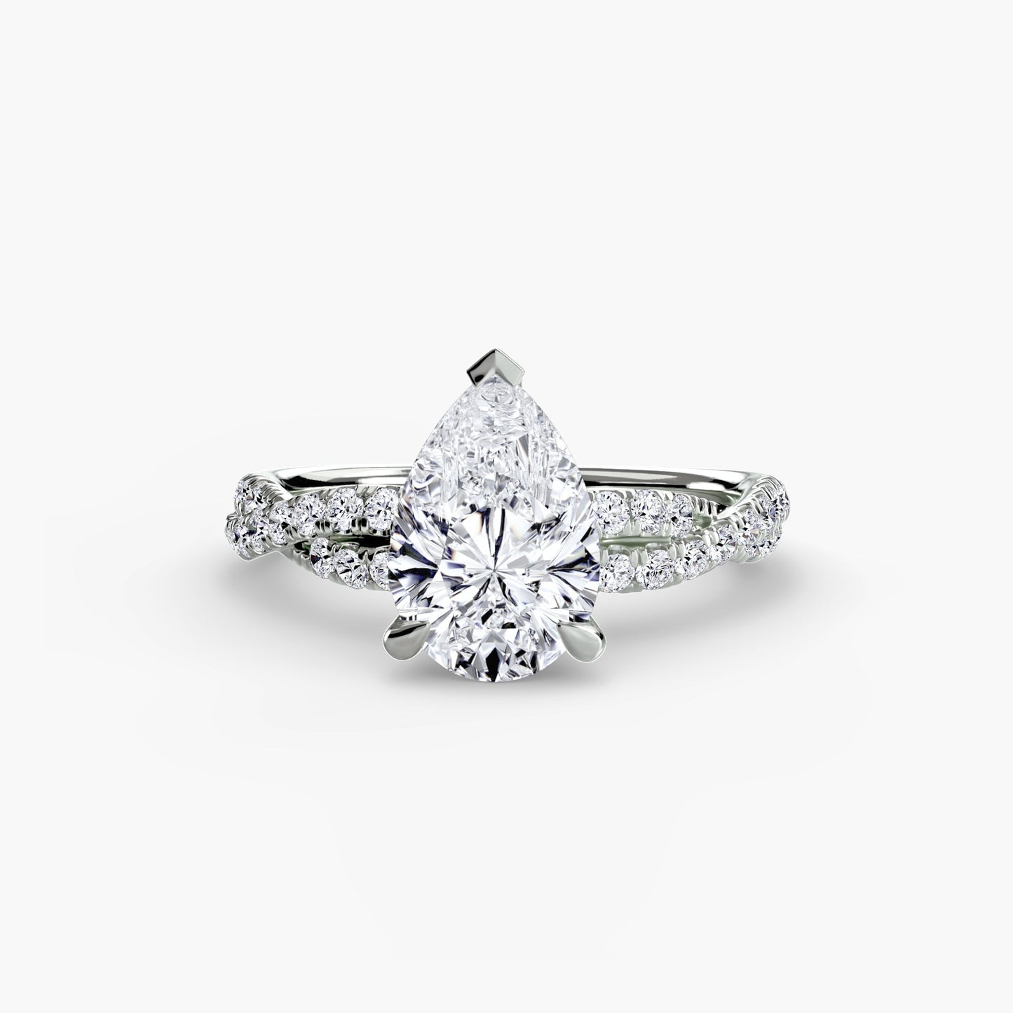 The Twisted Pavé Solitaire - MIMUKA