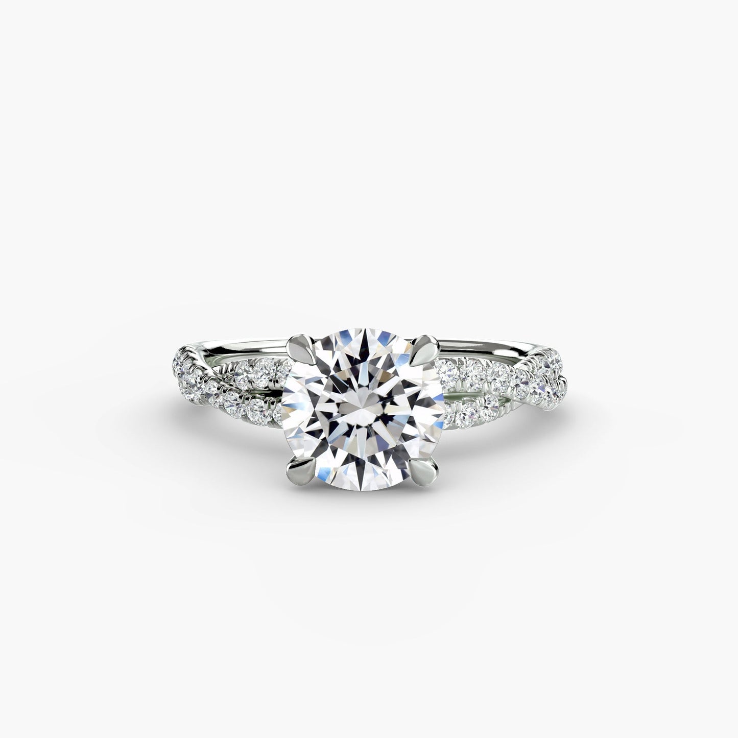 The Twisted Pavé Solitaire - MIMUKA